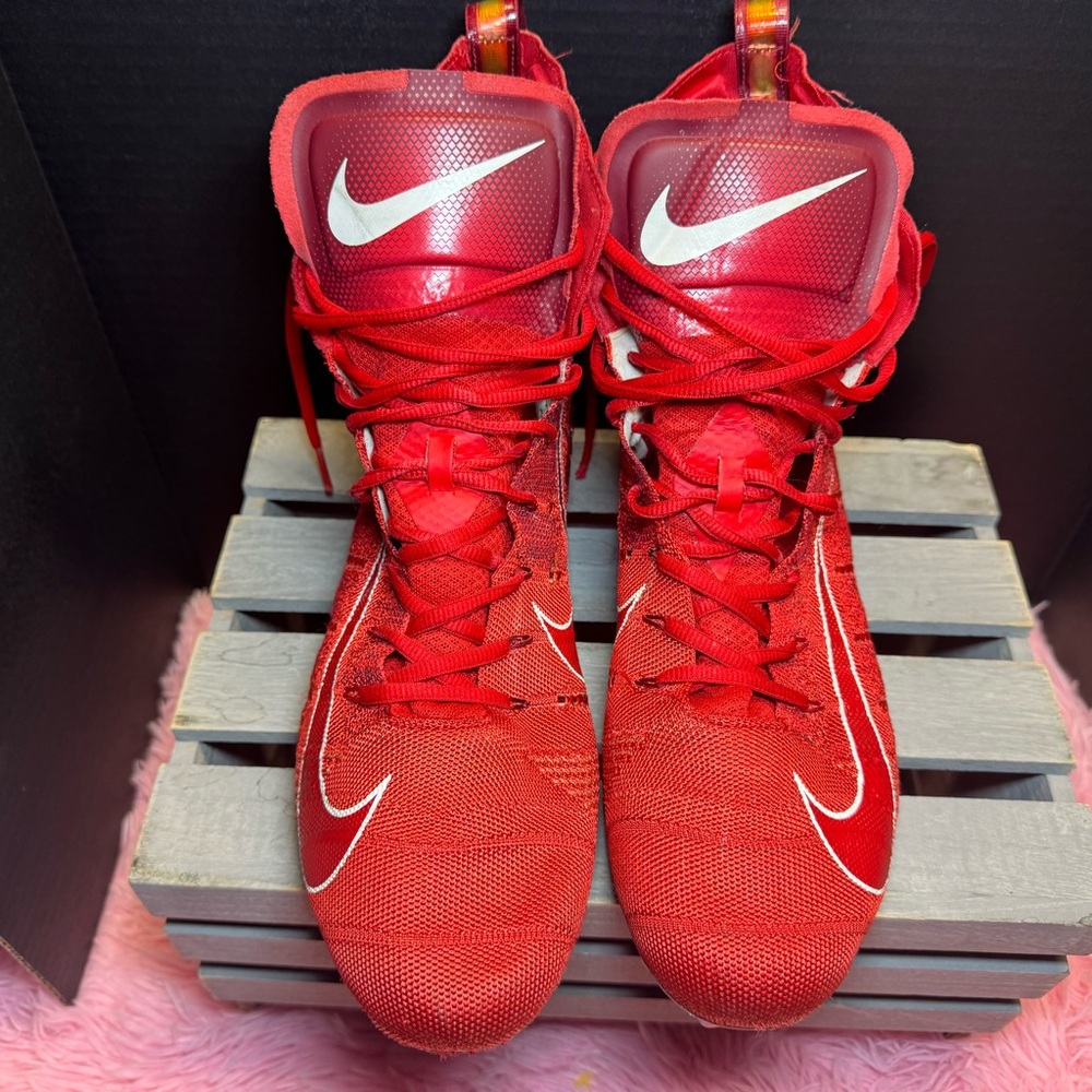 Nike Vapor Untouchable 3 Elite University Flyknit Red Football cleats Men 11